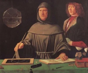 Luca Pacioli - Portrait photograph